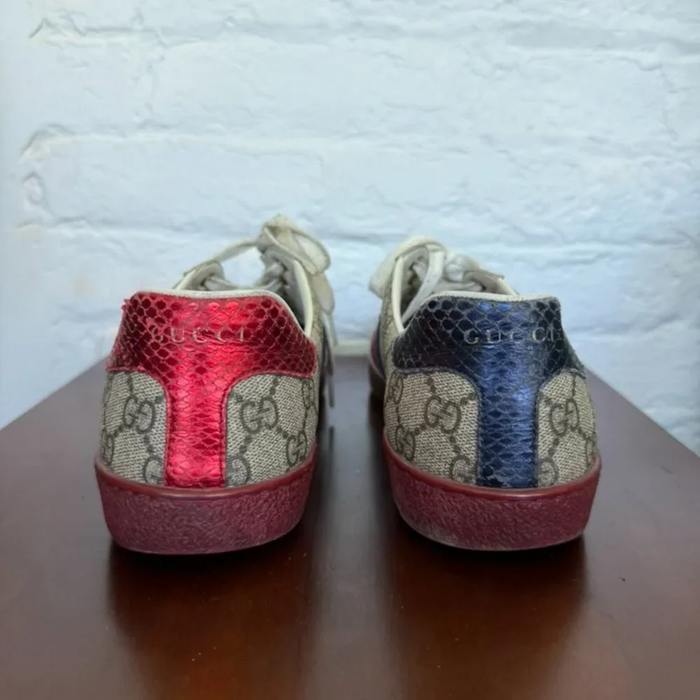 Gucci Mens Ace Sneakers - Picture 4 of 5